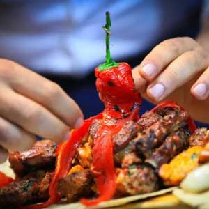 Foot at Duman Restaurant Liverpool